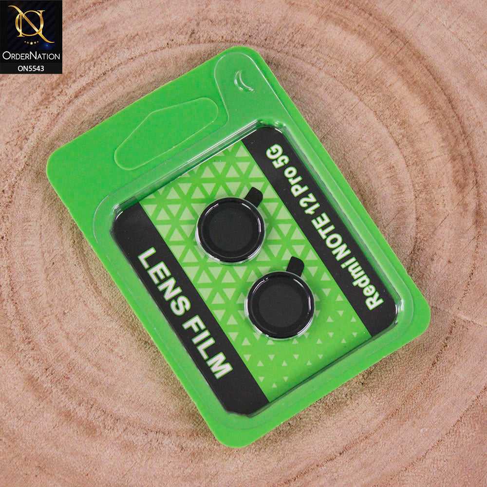 Xiaomi Redmi Note 12 Pro 5G Camera Protector - Black - Lens Film Anti Scratch Protective Camera Lens Protector