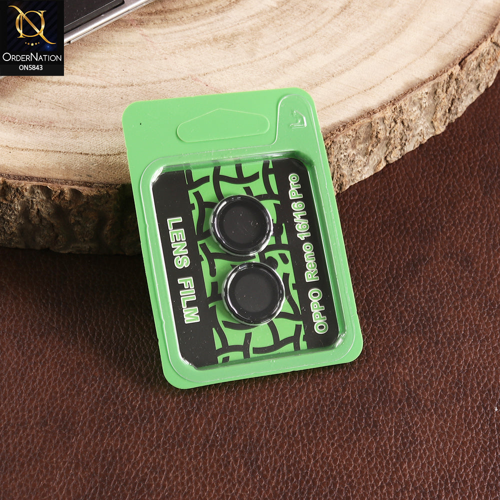 Oppo Reno 16 China Cover - Black - Lens Film Anti Scratch Protective Camera Lens Protector