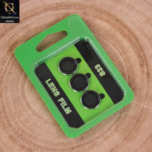 Samsung Galaxy S23 5G Camera Protector - Black - Lens Film Anti Scratch Protective Camera Lens Protector