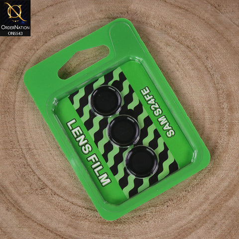 Samsung Galaxy S24 FE Camera Protector - Black -  Lens Film Anti Scratch Protective Camera Lens Protector