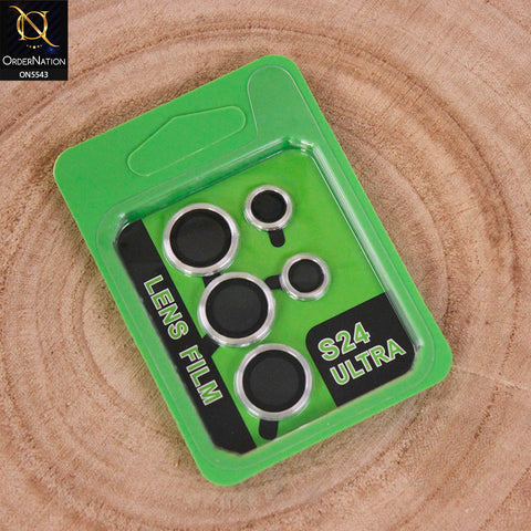 Samsung Galaxy S24 Ultra Camera Protector - Silver - Lens Film Anti Scratch Protective Camera Lens Protector