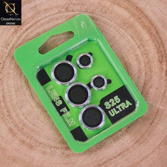 Samsung Galaxy S25 Ultra Camera Protector - Silver Blue - Lens Film Anti Scratch Protective Camera Lens Protector