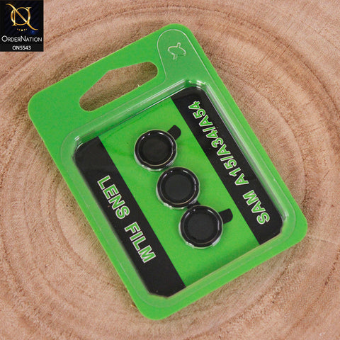 Samsung Galaxy A34 5G Camera Protector - Black - Lens Film Anti Scratch Protective Camera Lens Protector