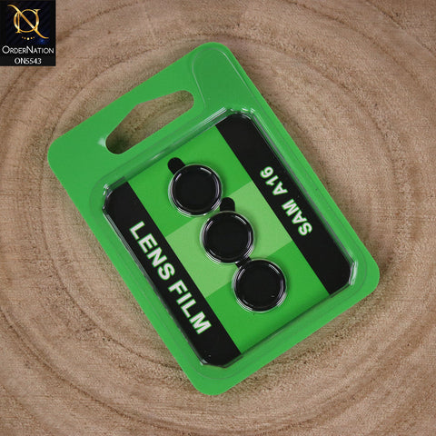 Samsung Galaxy A16 Camera Protector - Black -  Lens Film Anti Scratch Protective Camera Lens Protector