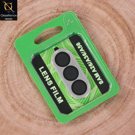Samsung Galaxy A26 Camera Protector - Silver - Lens Film Anti Scratch Protective Camera Lens Protector