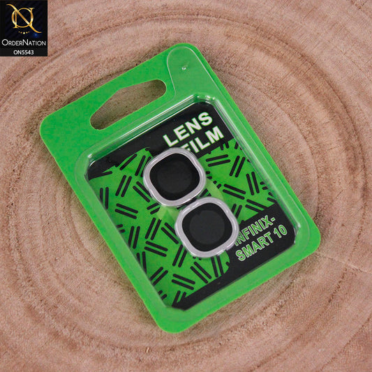 Infinix Smart 10 Camera Protector - Silver - Lens Film Anti Scratch Protective Camera Lens Protector