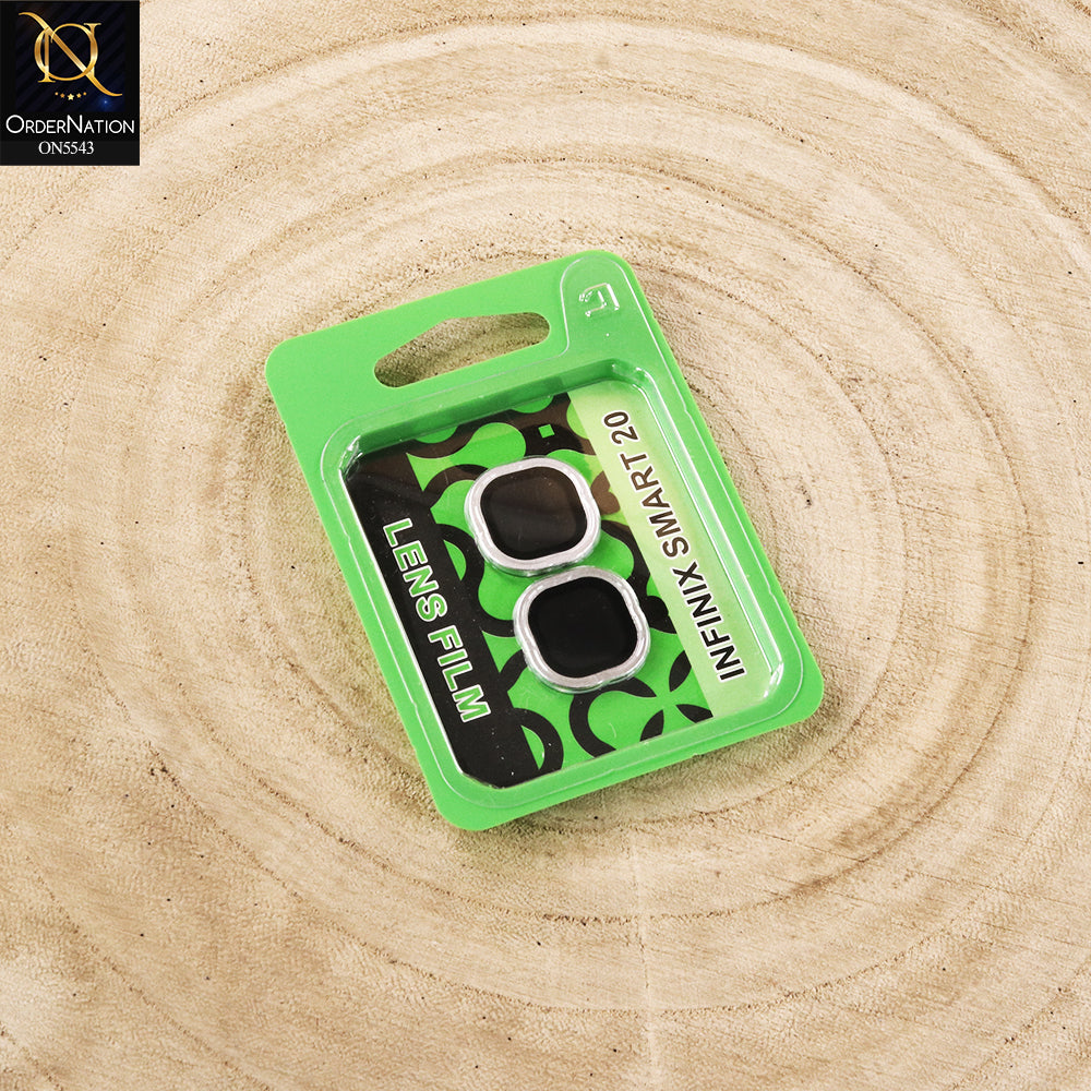 Infinix Smart 20 Cover - Silver - Lens Film Anti Scratch Protective Camera Lens Protector