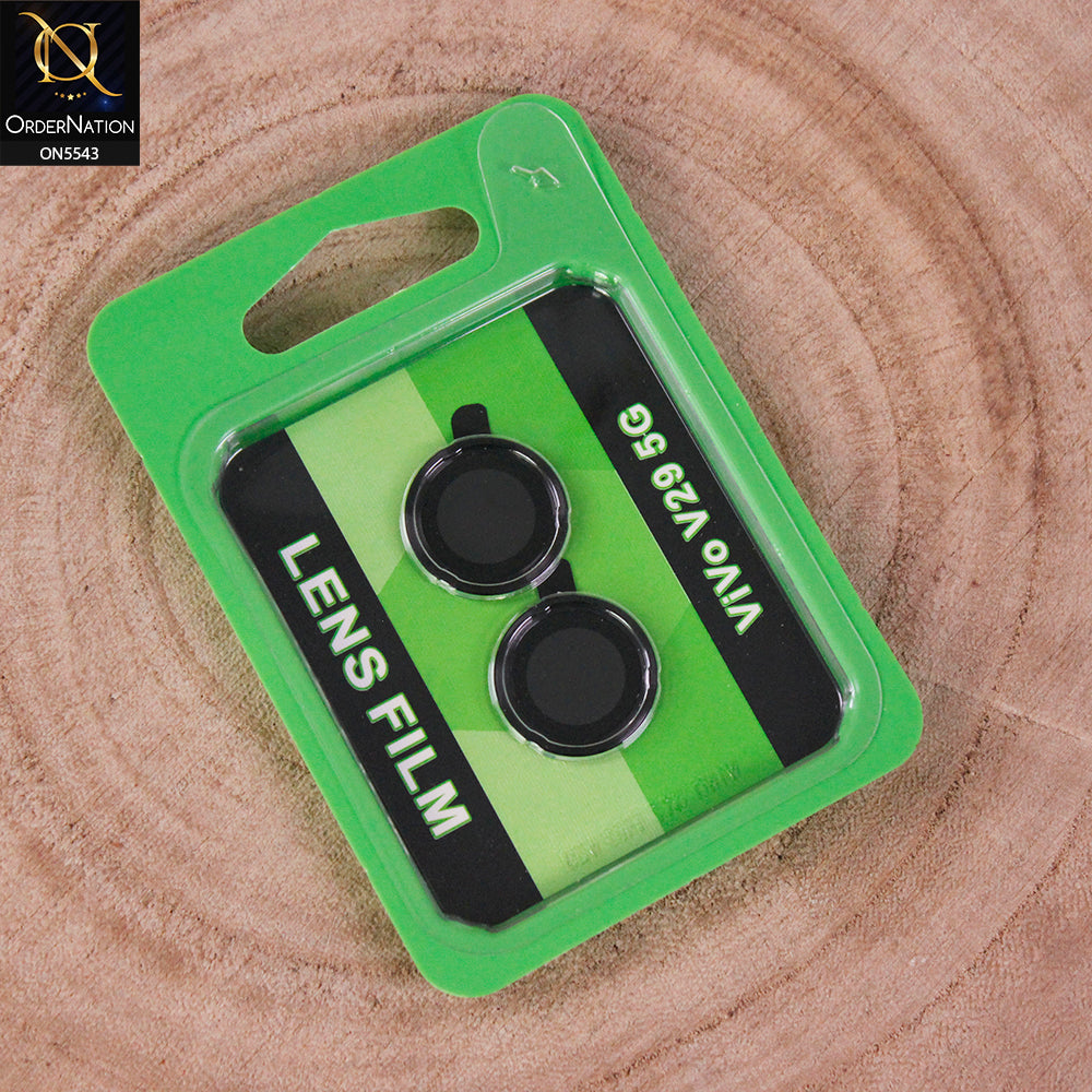 Vivo V29 Camera Protector - Black - Lens Film Anti Scratch Protective Camera Lens Protector