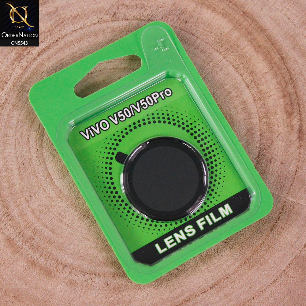 Vivo V50 Camera Protector - Black - Lens Film Anti Scratch Protective Camera Lens Protector