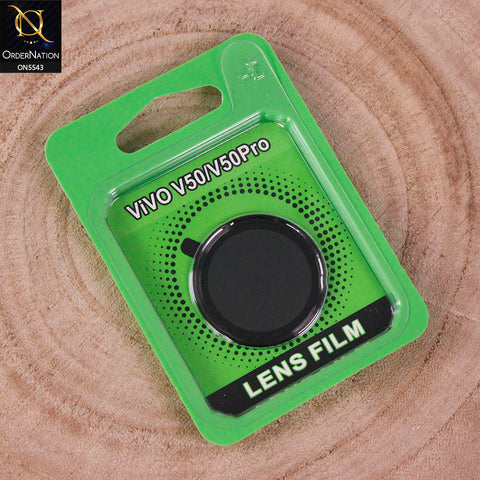 Vivo V50 Camera Protector - Black - Lens Film Anti Scratch Protective Camera Lens Protector