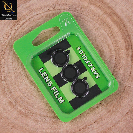 Samsung Galaxy Z Fold 6 5G Camera Protector - Black - Lens Film Anti Scratch Protective Camera Lens Protector