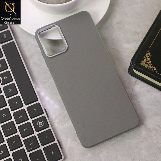 Samsung Galaxy A06 Cover - Gray - New Premium Soft Case With  Metal Camera Ring