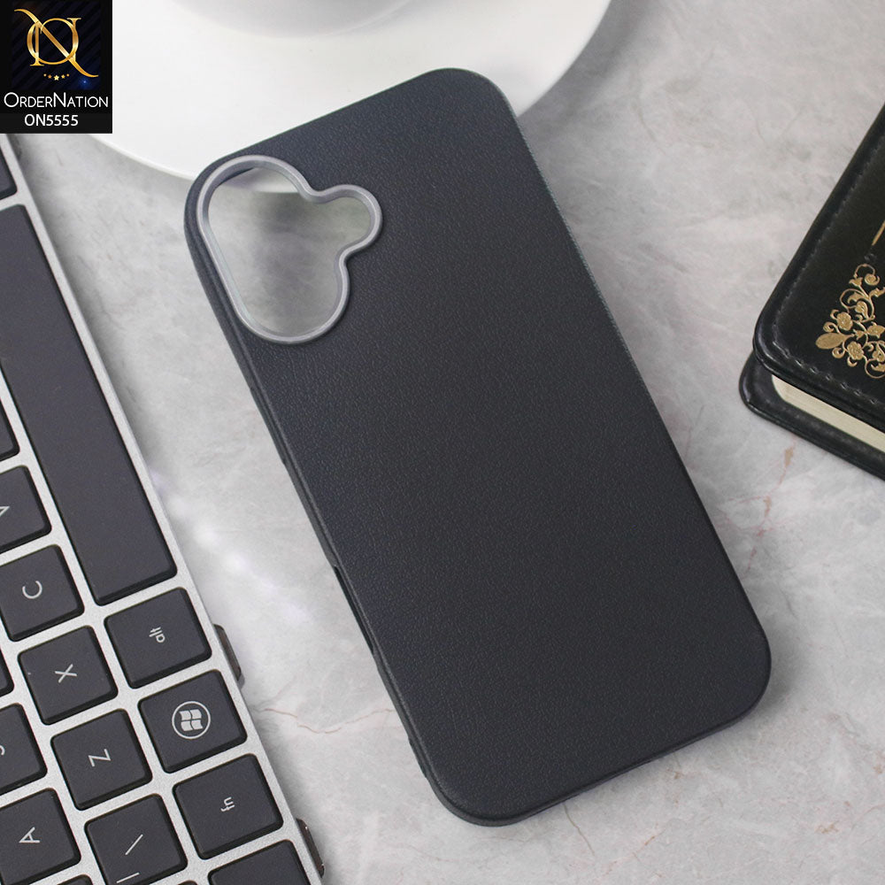 iPhone 17 Cover - Black - New Premium Soft Case With  Metal Camera Ring
