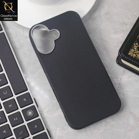 iPhone 17 Cover - Black - New Premium Soft Case With  Metal Camera Ring