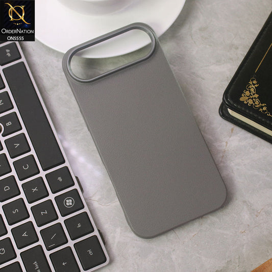 iPhone 17 Air Cover - Gray - New Premium Soft Case With  Metal Camera Ring