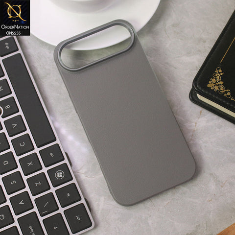 iPhone 17 Air Cover - Gray - New Premium Soft Case With  Metal Camera Ring