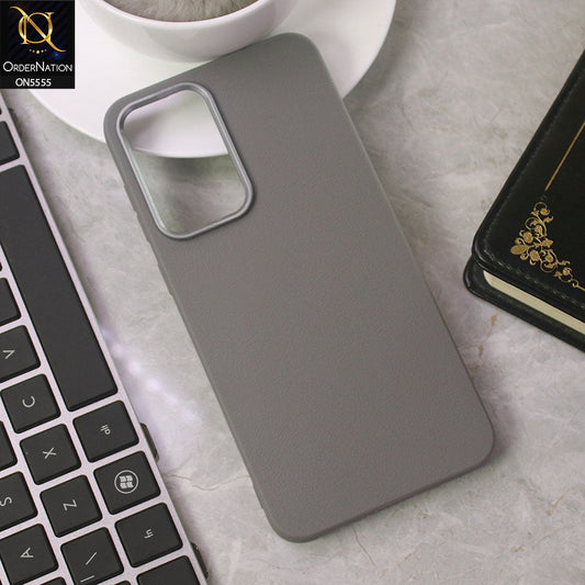 Samsung Galaxy A56 Cover - Gray - New Premium Soft Case With  Metal Camera Ring