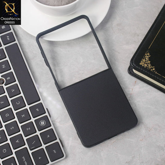 Samsung Galaxy Z Flip 7 Cover - Black - New Premium Soft Case With  Metal Camera Ring
