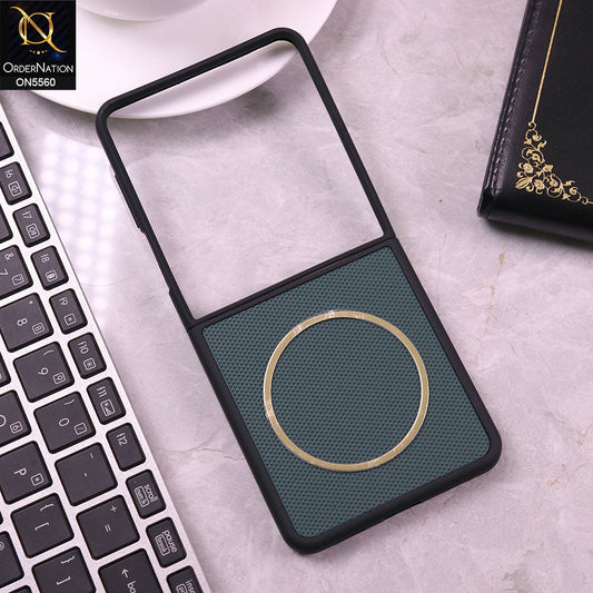 Samsung Galaxy Z Flip 7 Cover - Blue - New Tpu Soft Textured Case With MagSafe Design