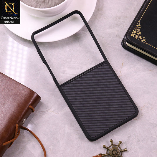 Samsung Galaxy Z Flip 7 Cover - Black - New Premium Tpu liner Design Soft Case