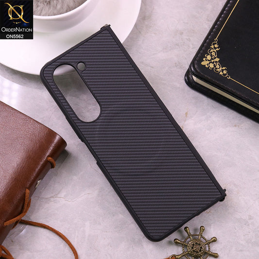 Samsung Galaxy Z Fold 5 Cover - Black - New Premium Tpu liner Design Soft Case