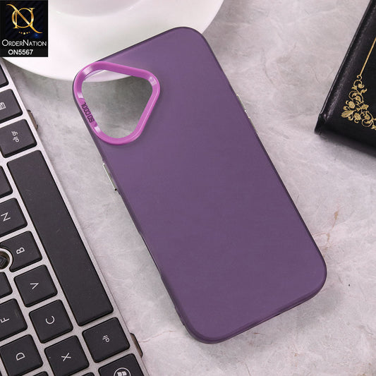 iPhone 17 Cover - Design8 -  New Elegant Cool Matte Shine Protective Soft Borders Case