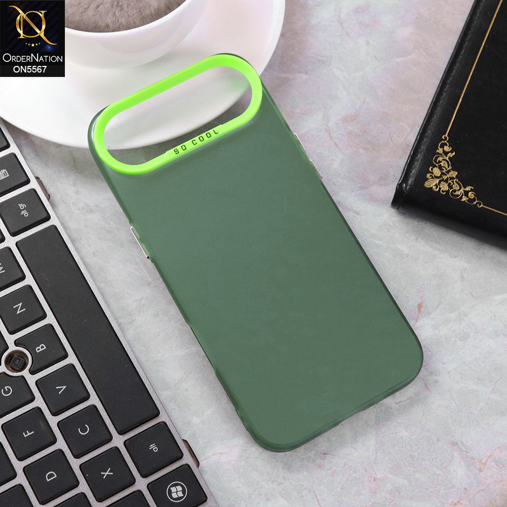 iPhone 17 Air Cover - Design5 -  New Elegant Cool Matte Shine Protective Soft Borders Case