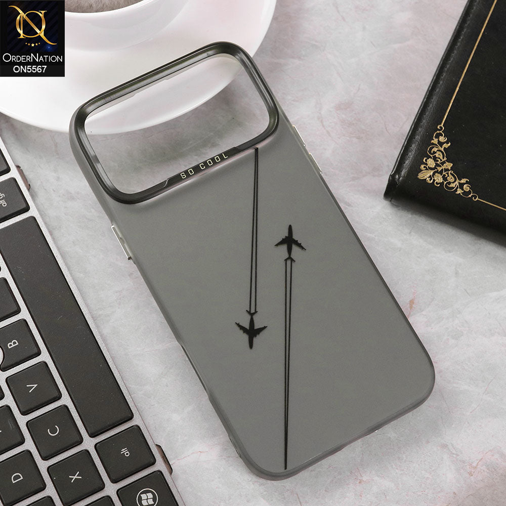 iPhone 17 Pro Cover - Design2 -  New Elegant Cool Matte Shine Protective Soft Borders Case