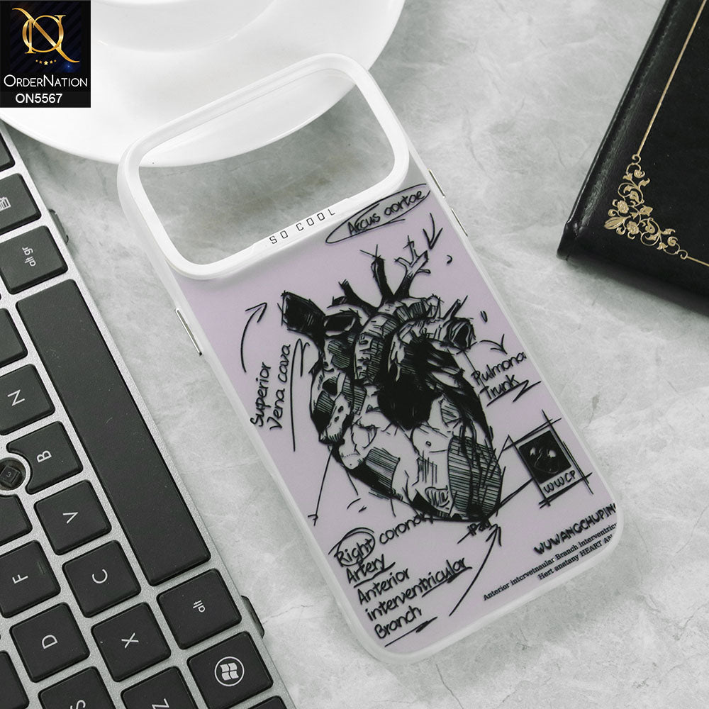 iPhone 17 Pro Max Cover - Design12 -  New Elegant Cool Matte Shine Protective Soft Borders Case