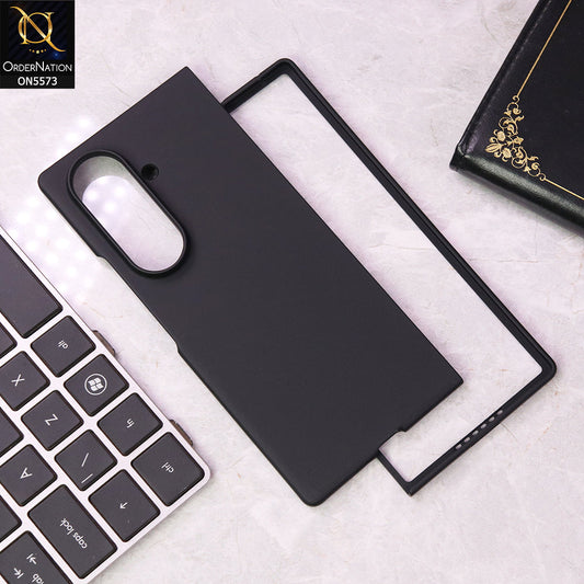 Samsung Galaxy Z Fold 7 Cover - Black - J-case Premium Matte Shell Case