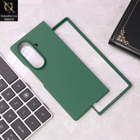 Samsung Galaxy Z Fold 7 Cover - Green - J-case Premium Matte Shell Case