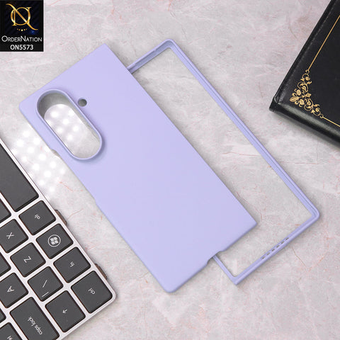 Samsung Galaxy Z Fold 7 Cover - Purple - J-case Premium Matte Shell Case