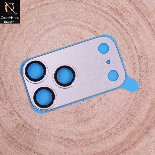 iPhone 17 Pro Max Cover - Silver -  New KUZOOM Full Coverage Camera Lense Protector