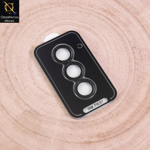Samsung Galaxy Z Fold 7 Cover - Black -  New KUZOOM Anti Scratch  HD Invisible Camera Lense Film