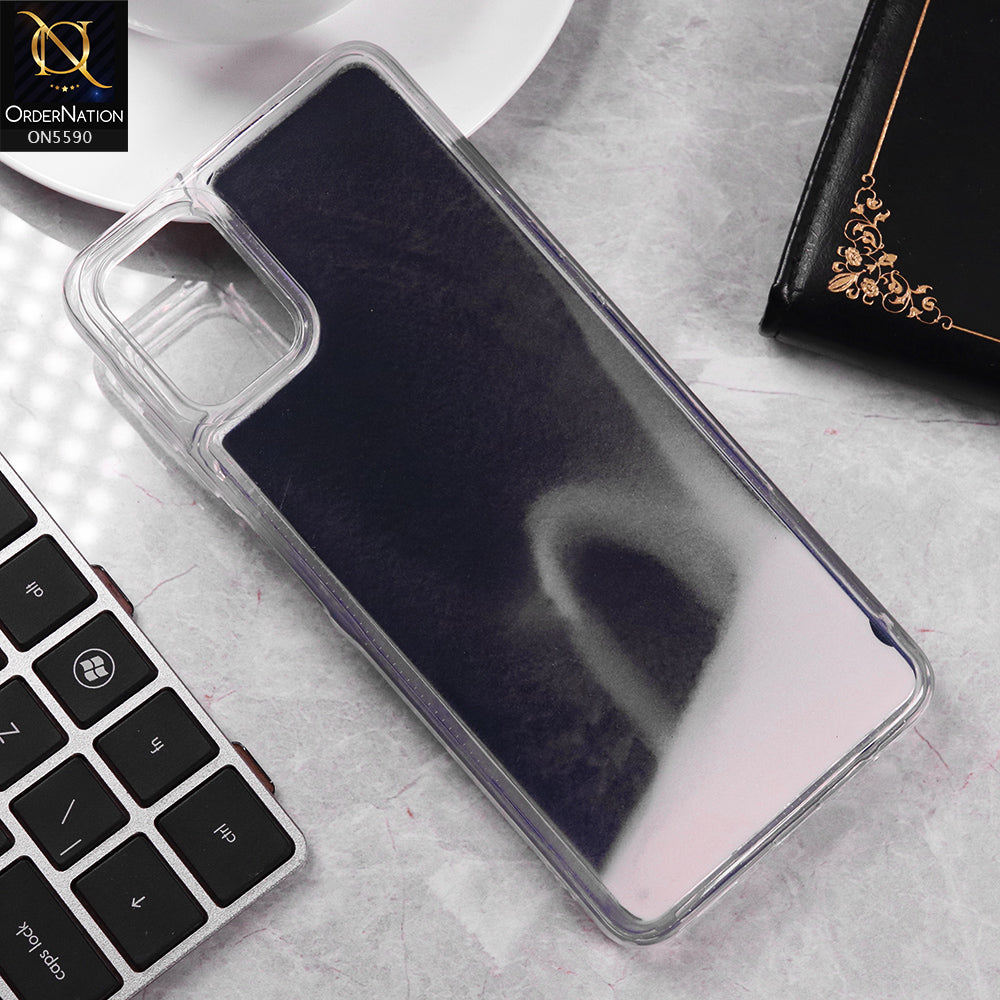 Samsung Galaxy A06 Cover - Black -  New Liquid Moving Powder Tpu Soft Case