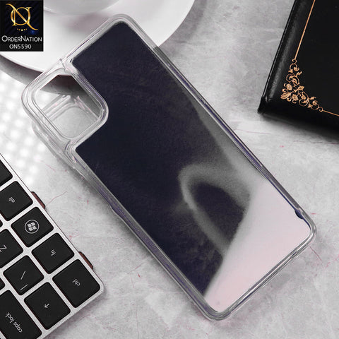 Samsung Galaxy A06 Cover - Black -  New Liquid Moving Powder Tpu Soft Case