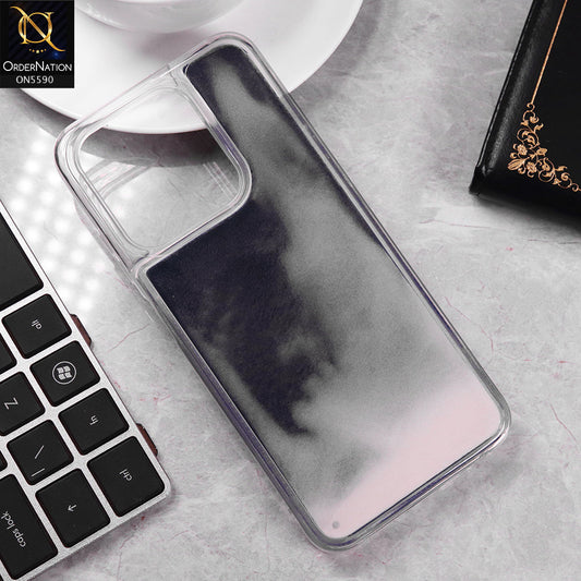 Tecno Spark 20 Cover - Black -  New Liquid Moving Powder Tpu Soft Case