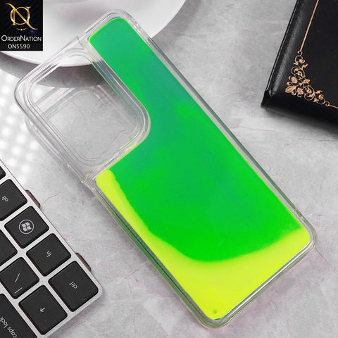 Vivo Y29 4G Cover - Green -  New Liquid Moving Powder Tpu Soft Case