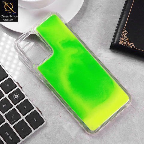 Vivo Y53s 4G Cover - Green -  New Liquid Moving Powder Tpu Soft Case