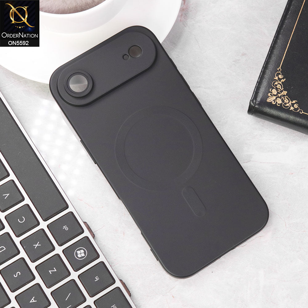 iPhone 17 Air Cover - Black -  New High Quality Tpu Soft Sillicon Case With Camera Protection