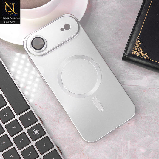 iPhone 17 Air Cover - Silver -  New High Quality Tpu Soft Sillicon Case With Camera Protection