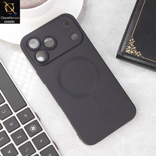 iPhone 17 Pro Max Cover - Black -  New High Quality Tpu Soft Sillicon Case With Camera Protection