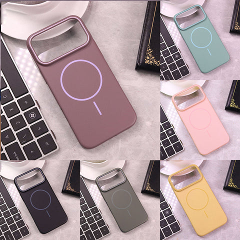 iPhone 17 Pro Max Cover - Gray -  Trendy Magsafe Magnetic Hard Shell Case