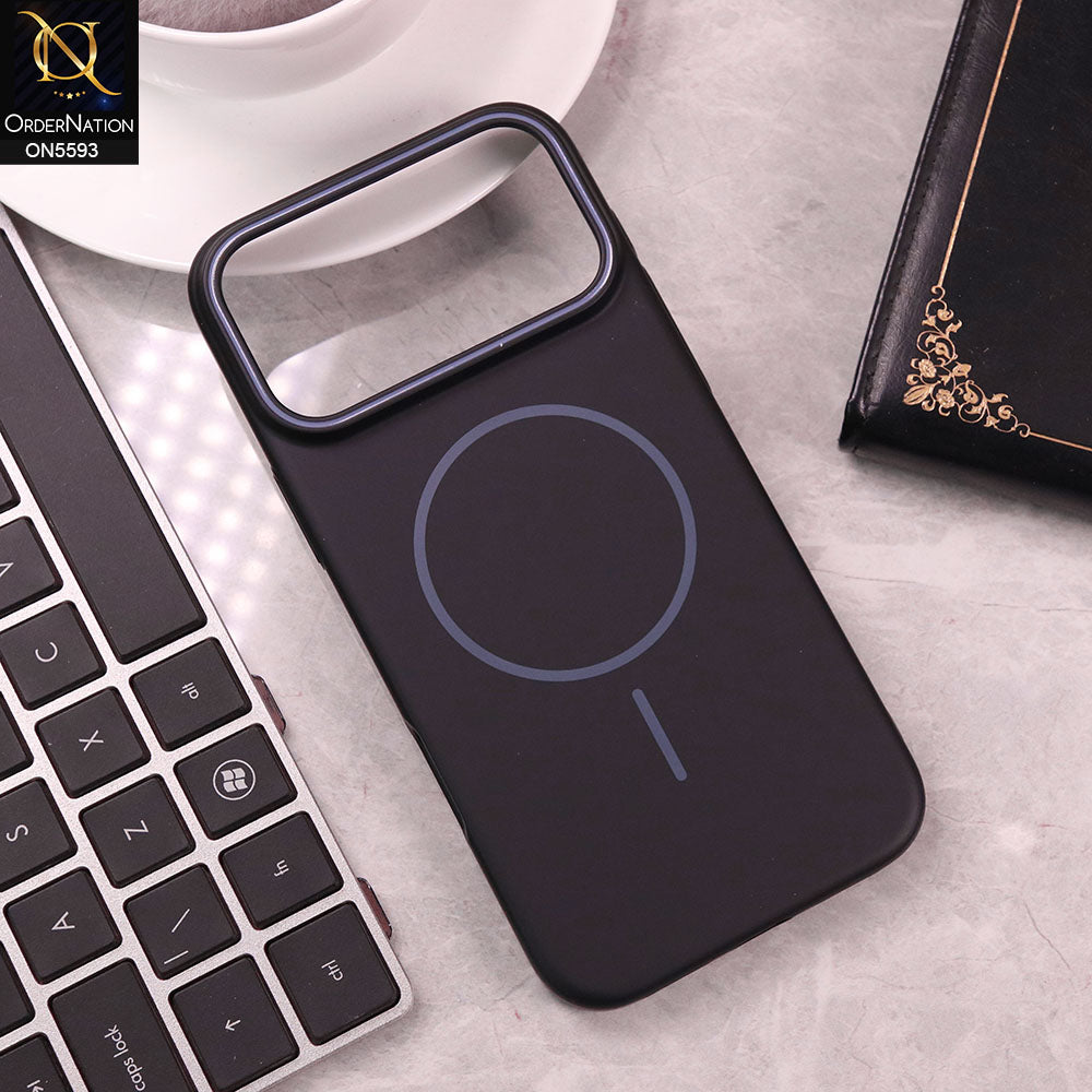 iPhone 17 Pro Max Cover - Black -  Trendy Magsafe Magnetic Hard Shell Case