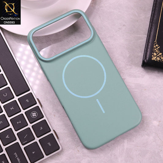 iPhone 17 Pro Max Cover - Blue -  Trendy Magsafe Magnetic Hard Shell Case