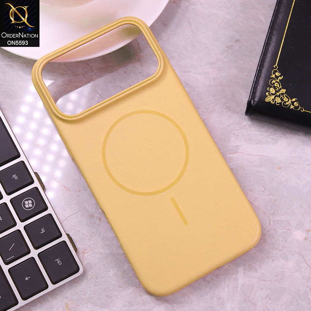 iPhone 17 Pro Max Cover - Orange -  Trendy Magsafe Magnetic Hard Shell Case