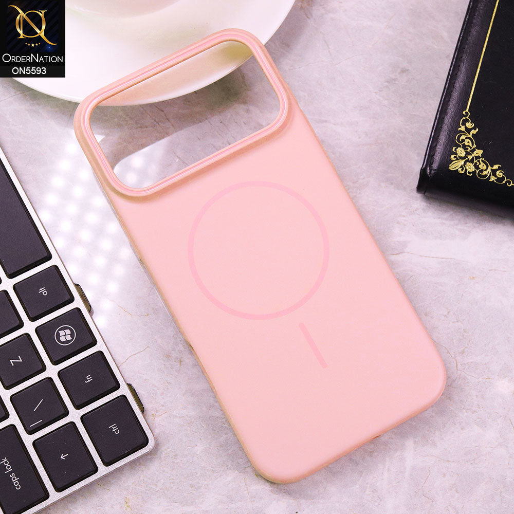 iPhone 17 Pro Max Cover - Pink -  Trendy Magsafe Magnetic Hard Shell Case