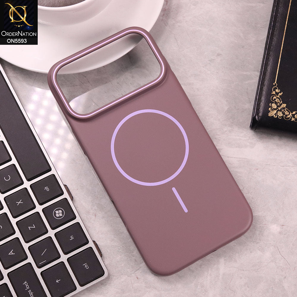 iPhone 17 Pro Max Cover - Purple -  Trendy Magsafe Magnetic Hard Shell Case