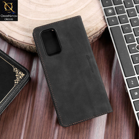 Samsung Galaxy A53 5G Cover - Black - CaseMe Premium High Quality Wallet Magnetic Suede Leather Case