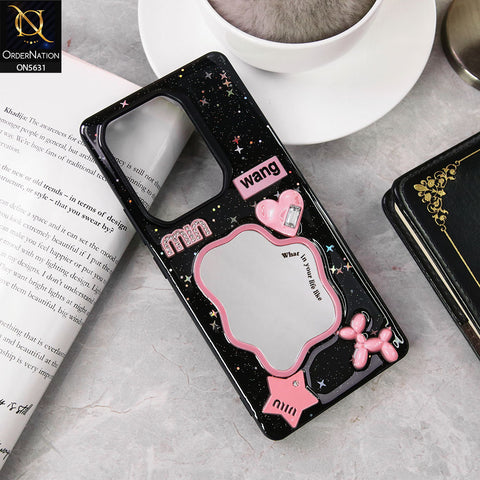 Infinix Note 50 Pro 4G  Cover - Design 2 - 3D Cartoon Pink Love Heart Little Star Glossy Surface Case